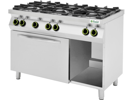 Cucina gas con forno elettrico